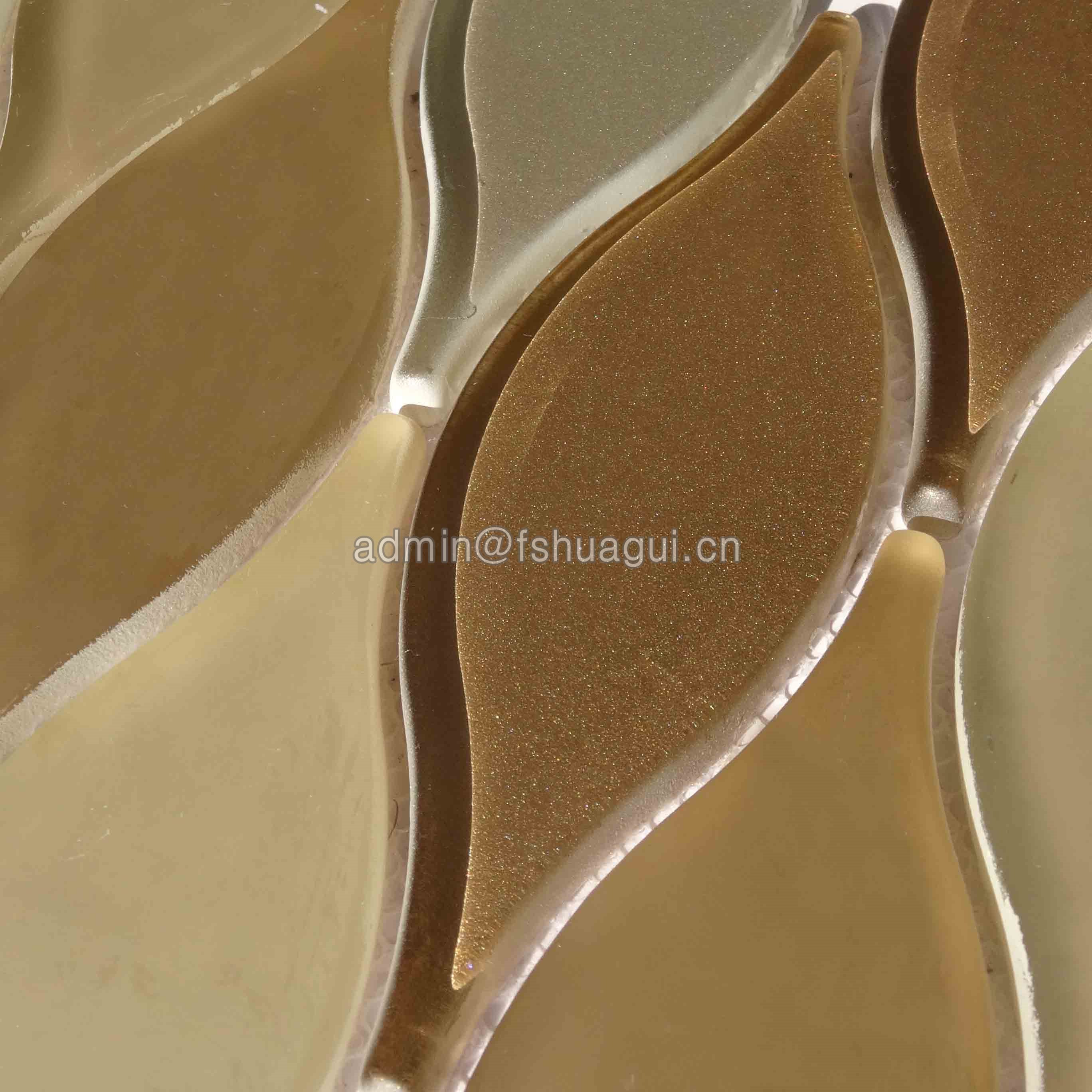 Huagui CRYSTAL GLASS MOSAIC HG-WJ804 GLASS MOSAIC TILE image83