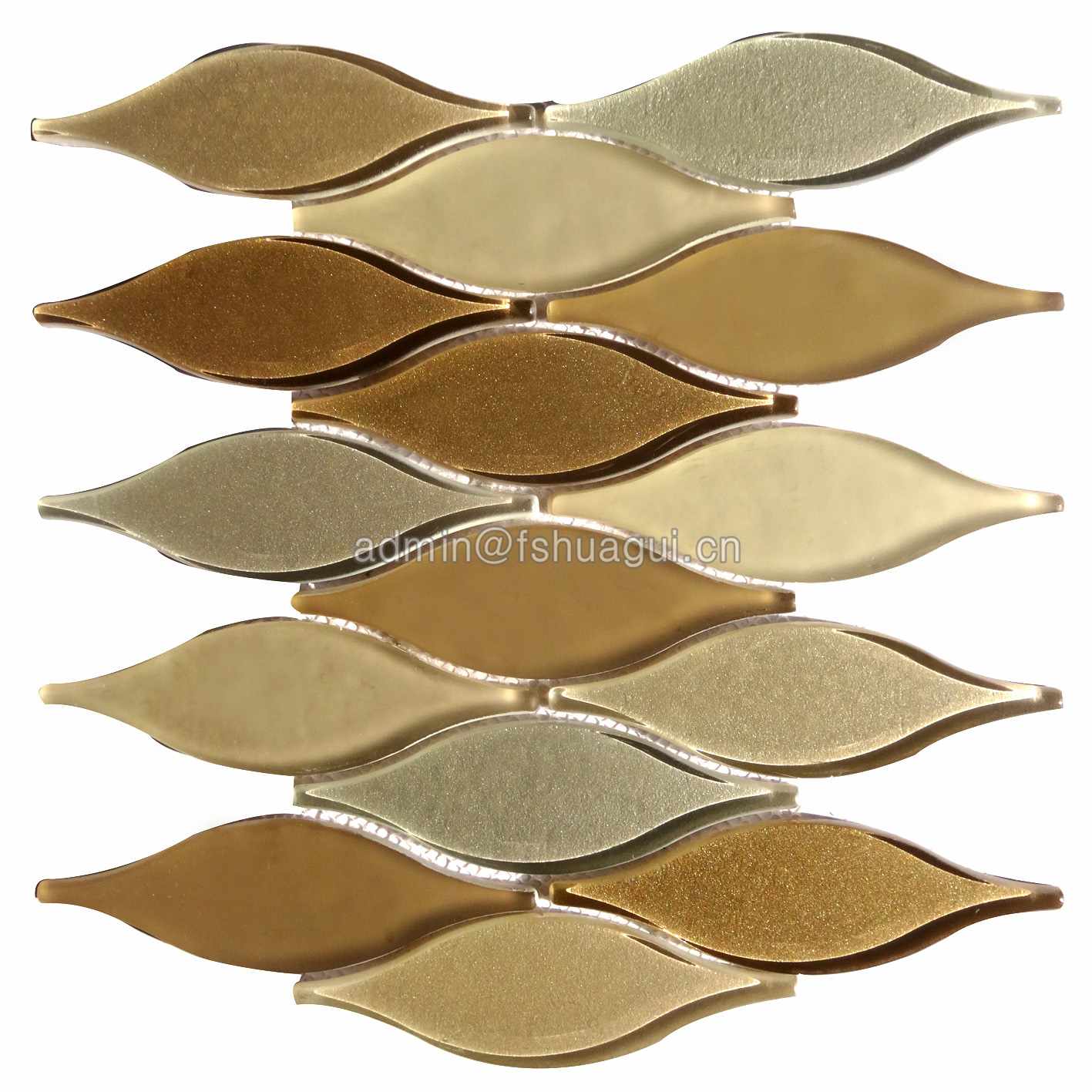 Huagui CRYSTAL GLASS MOSAIC HG-WJ804 GLASS MOSAIC TILE image83