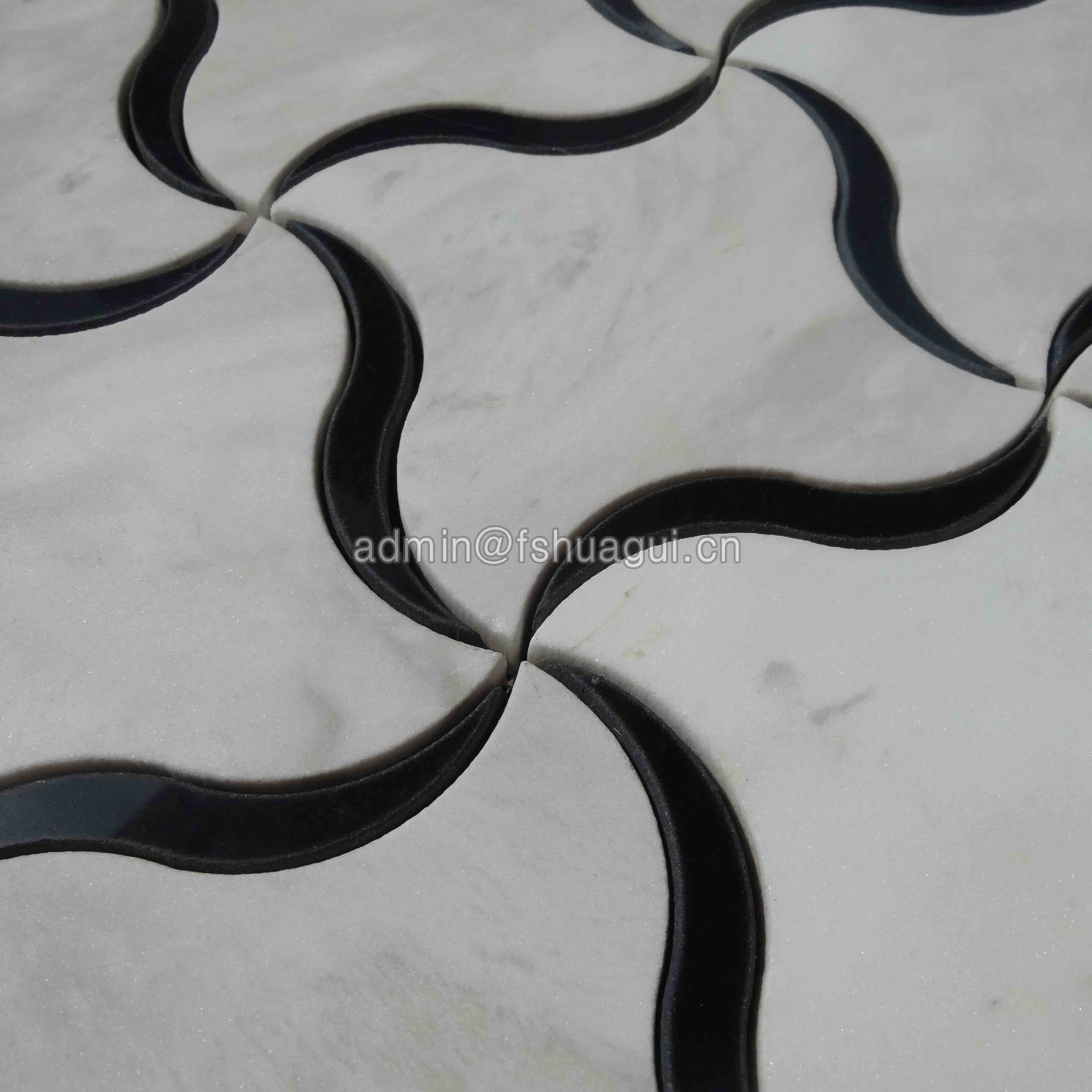 Huagui Water jet Stone Mosaic HG-WJ001 STONE MOSAIC TILE image5