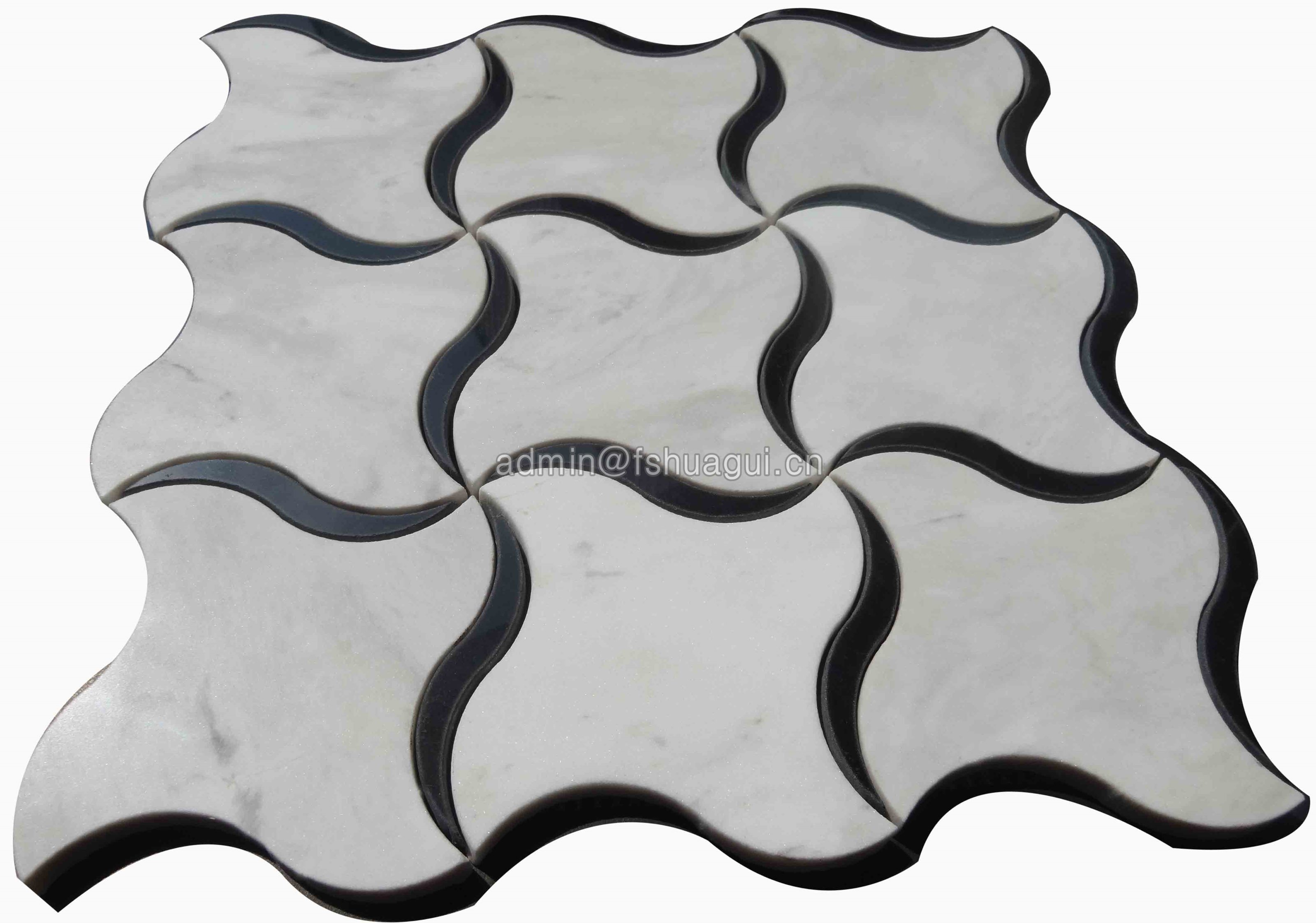 Huagui Water jet Stone Mosaic HG-WJ001 STONE MOSAIC TILE image5
