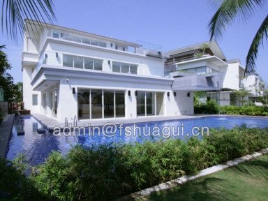 Huagui Blue Color Glossy Glass Mosaic Swimming Pool Mosaic Tiles HG-420010 POOL MOSAIC TILE image16