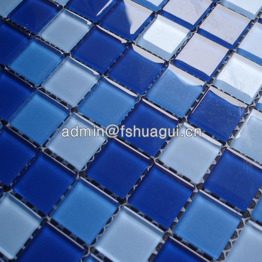 Huagui Swimming pool crystal material glass mosaic pool tile installation HG-425010 POOL MOSAIC TILE image8
