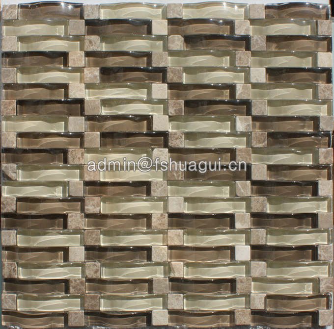 Huagui Glass mosaic tile HG-84003 GLASS MOSAIC TILE image47