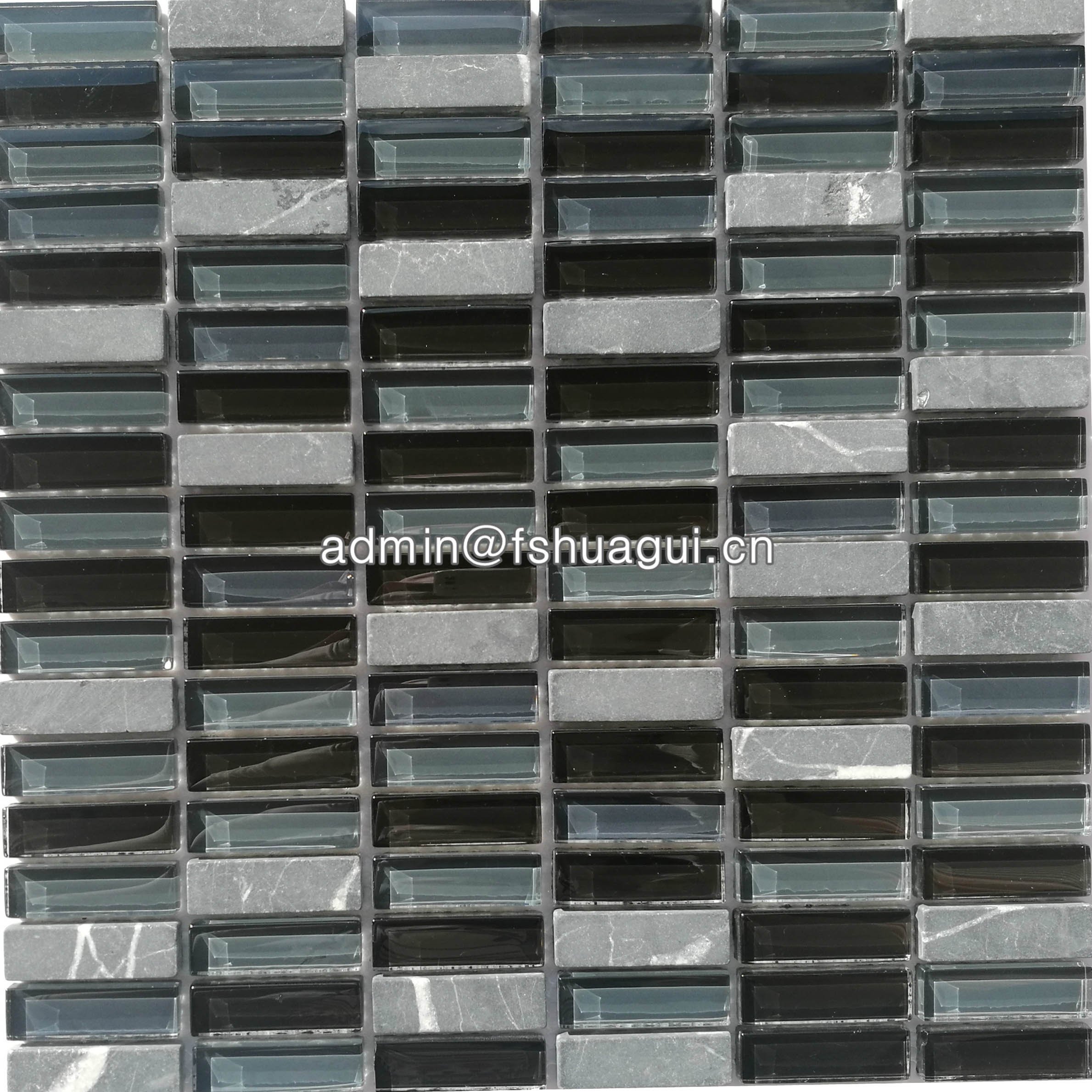 Huagui Glass mosaic HG-ES001 GLASS MOSAIC TILE image68